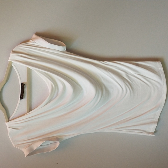 The Limited Tops - The Limited Draped White Tee